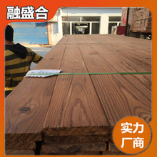 深度炭化木 古建木牌坊葡萄架 南方松深度碳化木 戶外防腐木