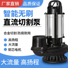 無刷直流潛水泵46V60V72V通用電瓶車抽水切割泵農用化糞池排污泵