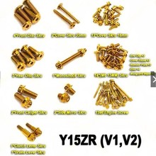 Y15ZR (V1,V2)不銹鋼燒鈦機車摩托車通用改裝各類改裝螺絲批發