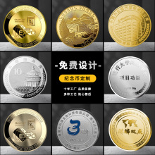金屬紀念紀念幣定制金幣銀幣銅幣鋅合金幣定制公司嘉獎紀念幣