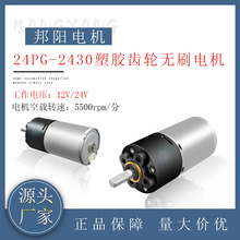 直流無刷電機 24mm塑膠齒輪箱12V/24V 多型號高品質 源頭廠家定制