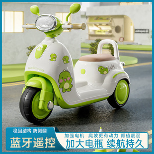 新款兒童電動摩托車三輪車男女寶寶小孩可騎電瓶車充電遙控玩具車