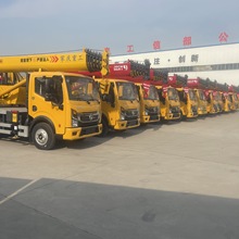 跨境供應起重機3-6噸伸縮臂小中大型多功能隨車吊隨車起重機