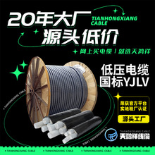 批發工程專用電力電纜 低壓鋁芯電線YJLV 4*240+1*120穩定性好