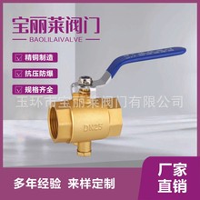 101型測溫球閥  雙內絲自來水暖氣管道球閥手動測溫球閥 源頭廠家