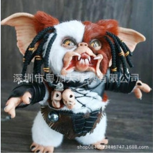 恐怖 Mogwai手工娃娃萬聖節桌面樹脂擺件恐怖驚悚電影娃娃仿真