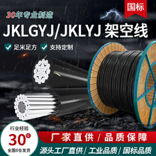 鋁芯電纜線架空JKLYJ/JKLGYJ國標1KV/10KV單芯絕緣25 70平方電線