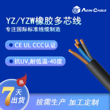 廠家國標橡套電纜 YZ/YZW戶外重型橡膠線