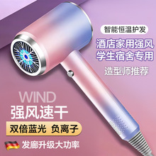 拼多多爆款網紅電吹風家用負離子護發宿舍藍光恆溫吹風筒禮品批發