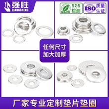 非標定制不銹鋼墊片金屬墊圈加厚加大墊片介子圓形超薄平墊沖壓件
