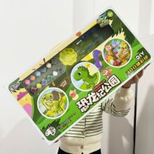 兒童石膏彩繪手工diy塗色娃娃恐龍塗鴉創意石頭繪畫套裝玩具批發