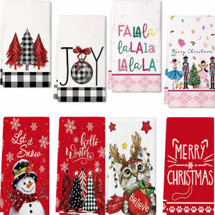 }QϴNϴ벼Christmas Dish Towels 40X60 Rd羳