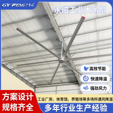 工業大吊扇大型風扇7米3節能超大風力廠房車間永磁電機大功率吊扇