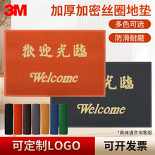 3M地墊朗美6050絲圈入戶門防滑水耐用地毯酒店腳墊可壓邊加LOGO