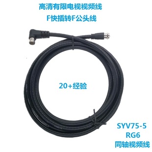 ҕF^ҕlTV4K̖RG6F quickfix cable