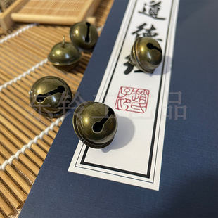 22mm一字古銅色鈴鐺中式復古青銅色電鍍鈴鐺DIY鐵質工藝品配件