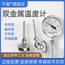 WSSP-481萬向型不銹鋼防爆防腐工業熱電阻帶遠傳智能雙金屬溫度計