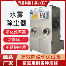 防爆濕式除塵器鋁合金工件打磨拋光除塵器工業噴淋一體防爆集塵器