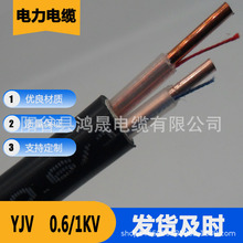 銅芯電纜線YJV2芯*1.5 2.5 4 6 10 16 25平方電力電纜線 現貨優惠