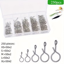 250件，微物路亞，快速換鈎器、快速鈎漁具配件，跨境爆品