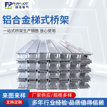 瑞浩鋁合金梯式電纜橋架線槽型材金屬架大跨距托盤鋁合金梯式橋架