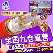 直銷國標BBTRZ柔性礦物質防火電纜線 消防耐火阻燃無氧銅芯3芯4芯