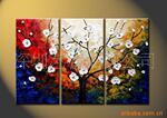 批发手绘油画 抽象油画 家居酒店装饰油画 壁画制作