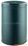 供应黑色墨绿色垃圾桶 圆形垃圾桶 酒店大堂垃圾桶 305*655mm