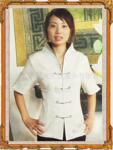 汇苑 新款女式 唐装上衣工作服 酒店工作服 定做工作服 3218-09