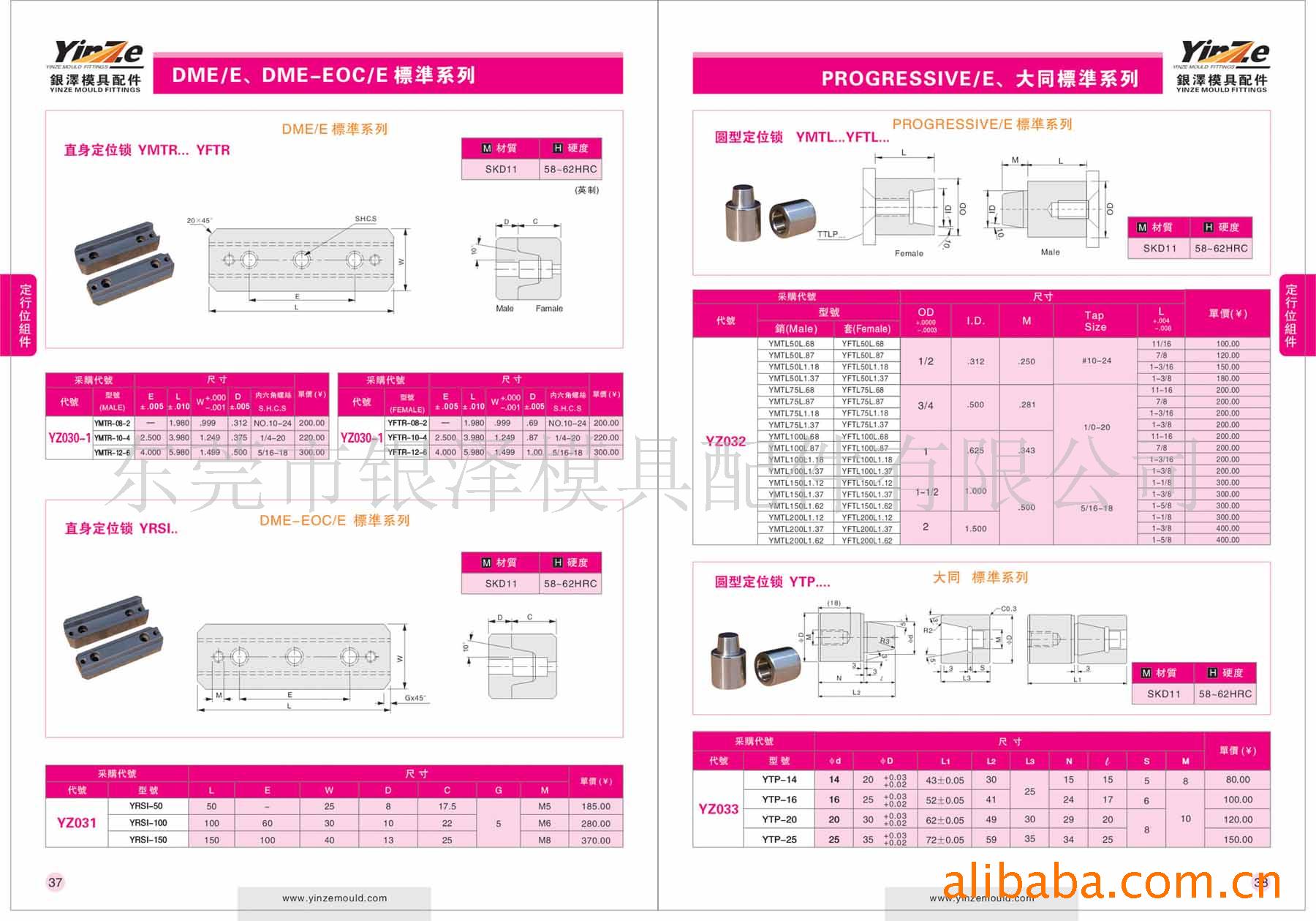 DME、DME-EOC、PROGRASSIVE、大同标准系列