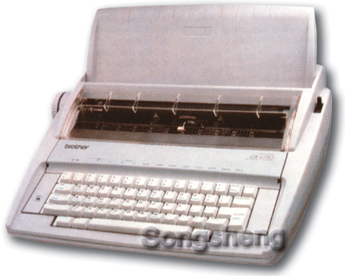 brother兄弟牌 GX-6750电子英文打字机