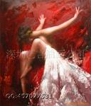 批发手绘印象人物酒店装饰油画 DX-YXRW179