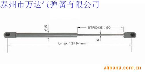 供应各种机械箱盖门窗专用高品质带缓程气弹簧