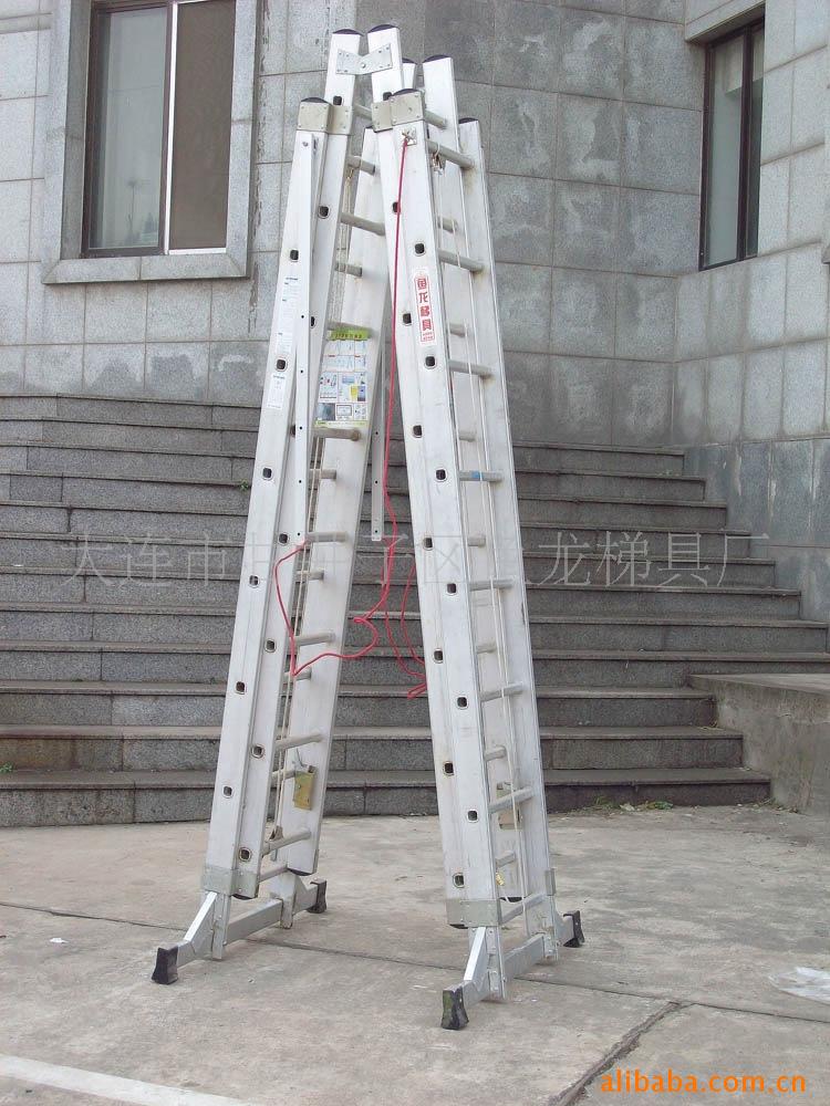 鱼龙梯具厂直供铝合金移动伸缩工作架 升降工作梯