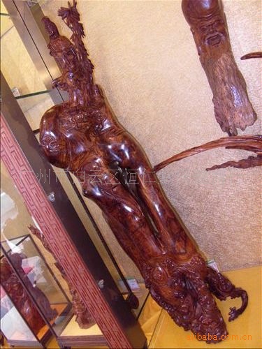 海南黄花梨竹林观音(009447号)