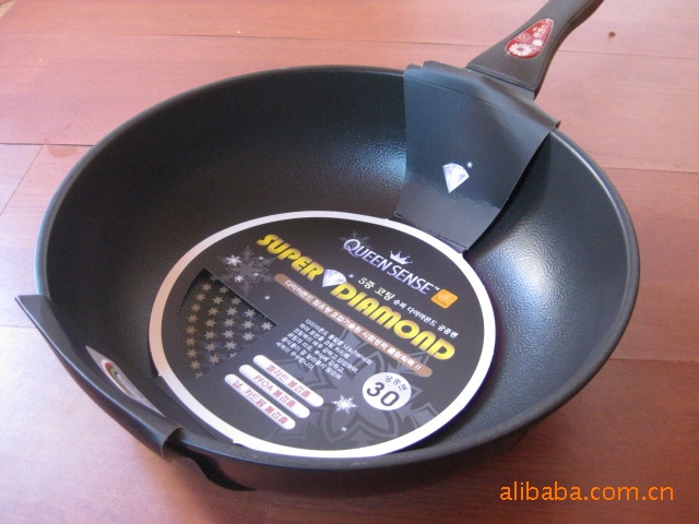 韩国世新queensense钻石不粘锅炒锅电磁炉两用锅