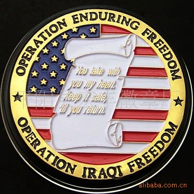 厂家直销金属代币 烤漆代币 金银代币