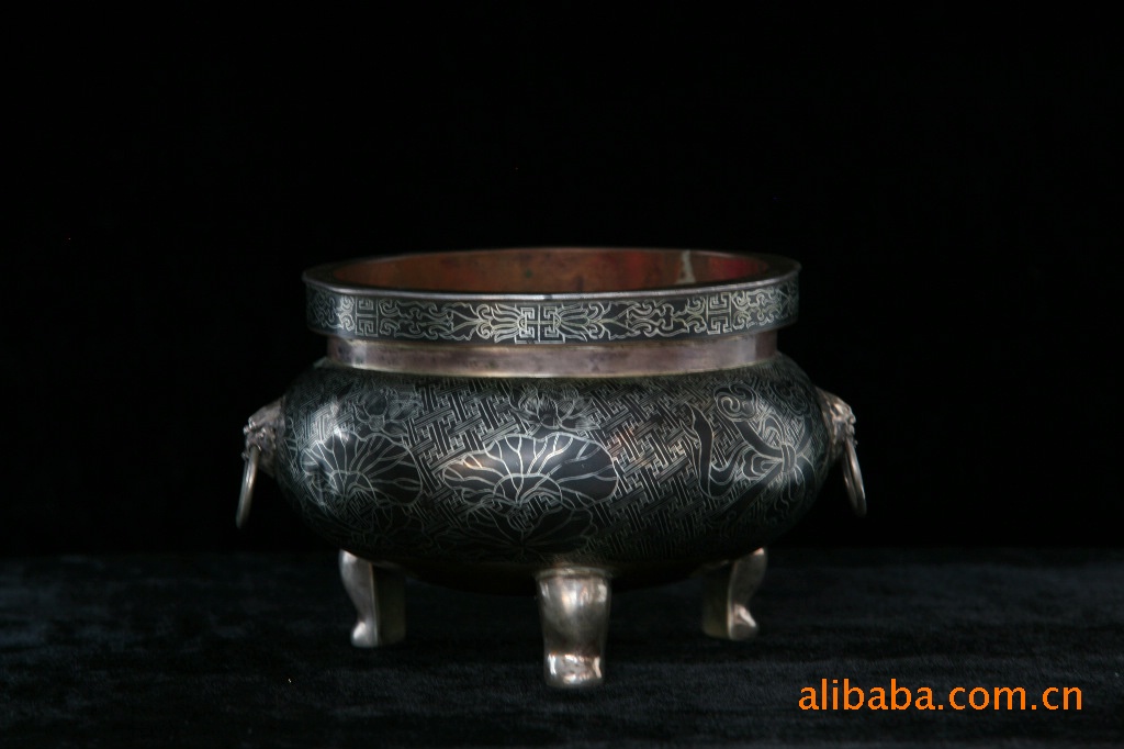 乌铜走银工艺品,乌铜走银工艺,铜工艺品_大山谷图库