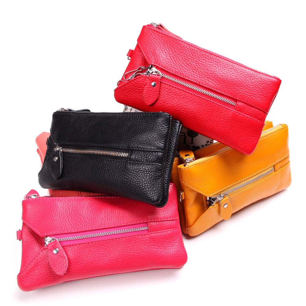 真皮女士手包钥匙包