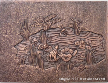 供应欧式仿古纯手工紫铜浮雕壁画,铜雕画,艺术画,壁画