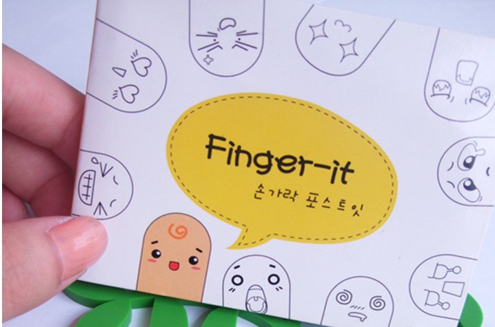 好礼周周送韩国超q手指便签|n次贴|创意便签本 学生用品 便签本