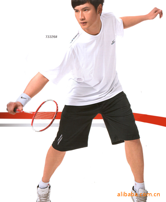 2011夏季 冠士73326 新款男士休闲运动服