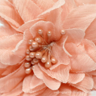 饰品批发 梨花发夹 100元发饰 梨花珠子蕾丝带结鸭夹厂家直销