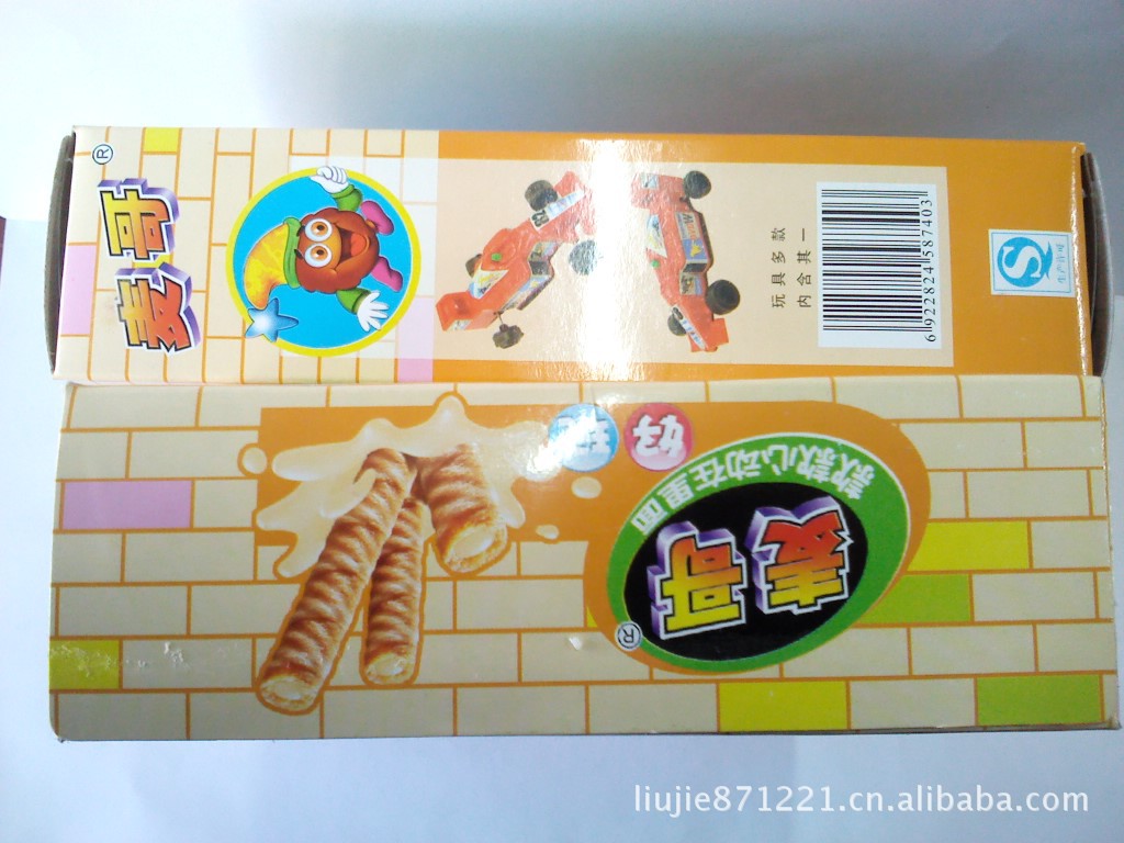 真巧 麦哥注心牛奶味蛋卷脆脆棒 内含玩具 好吃又好玩