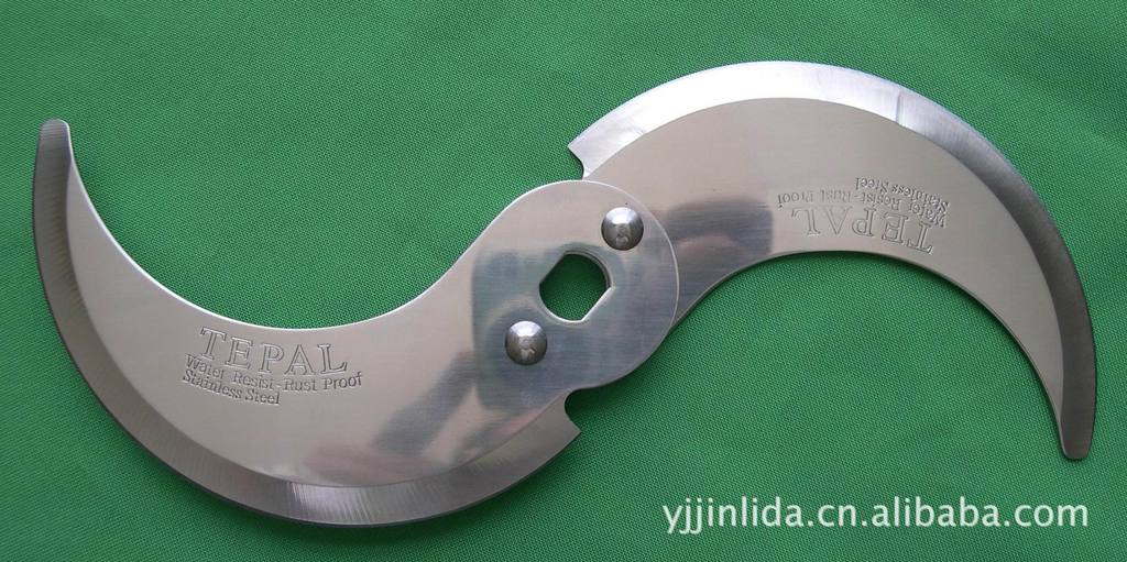 供应oem刀具,水果切碎刀片,弯刀,搅拌