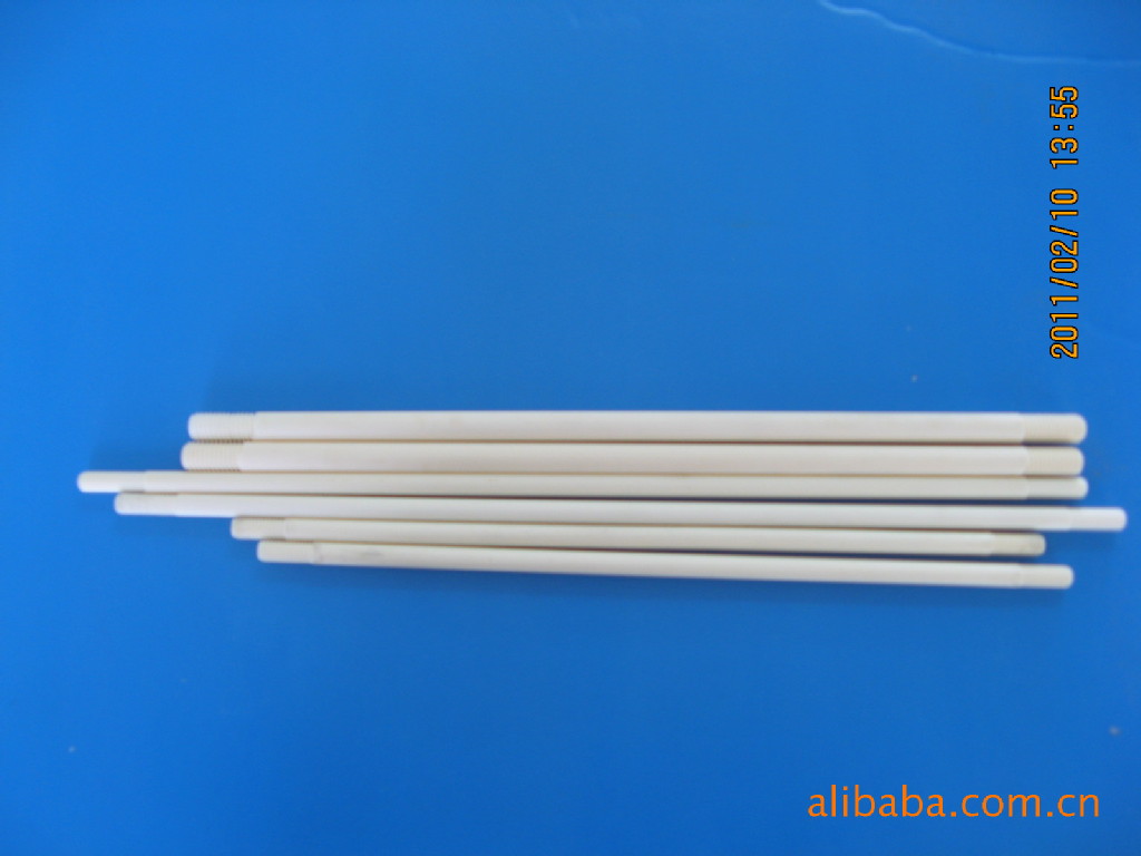 pecvd石墨舟用99氧化铝陶瓷螺纹棒陶瓷螺纹杆陶瓷圈