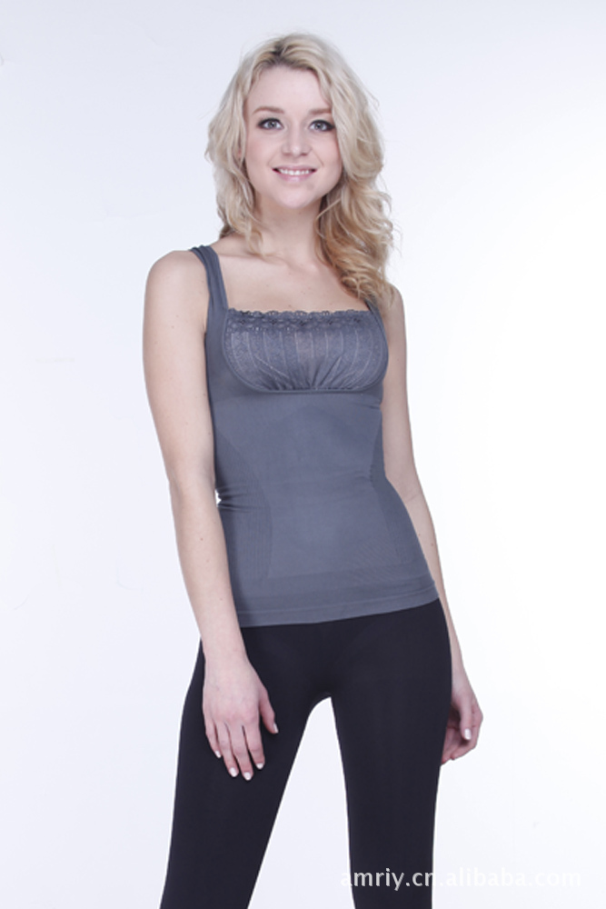 批发采购功能塑身内衣-厂家批发束腰托胸宽花边背心863