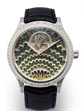 男士陀飞轮多功能机械手表珐琅手表名表腕表