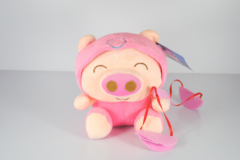 酷酷毛绒玩具:正品保证 厂家批发 十二星座麦兜猪 公仔儿童礼物