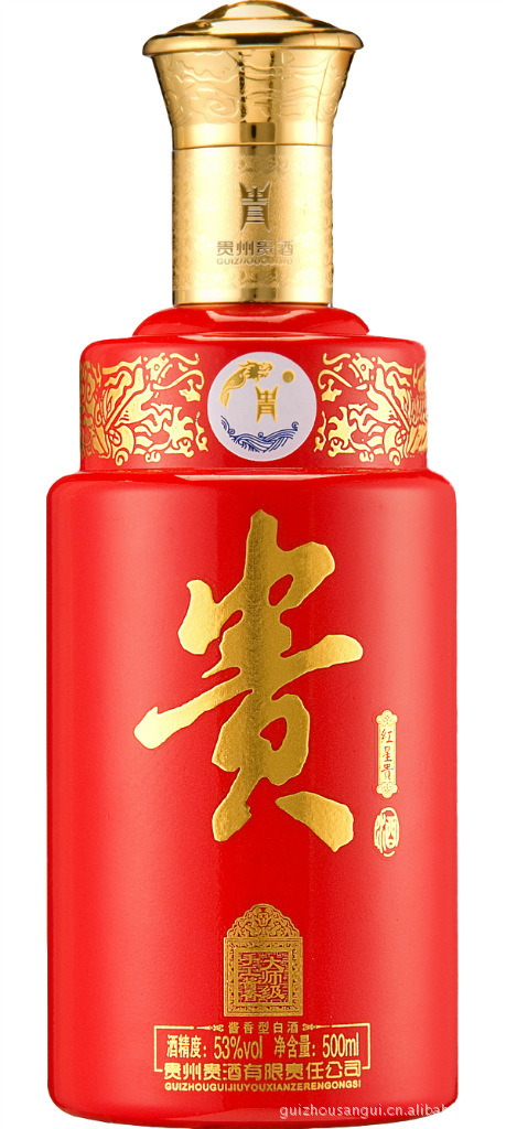 中高档白酒 贵州白酒 贵酒 红.